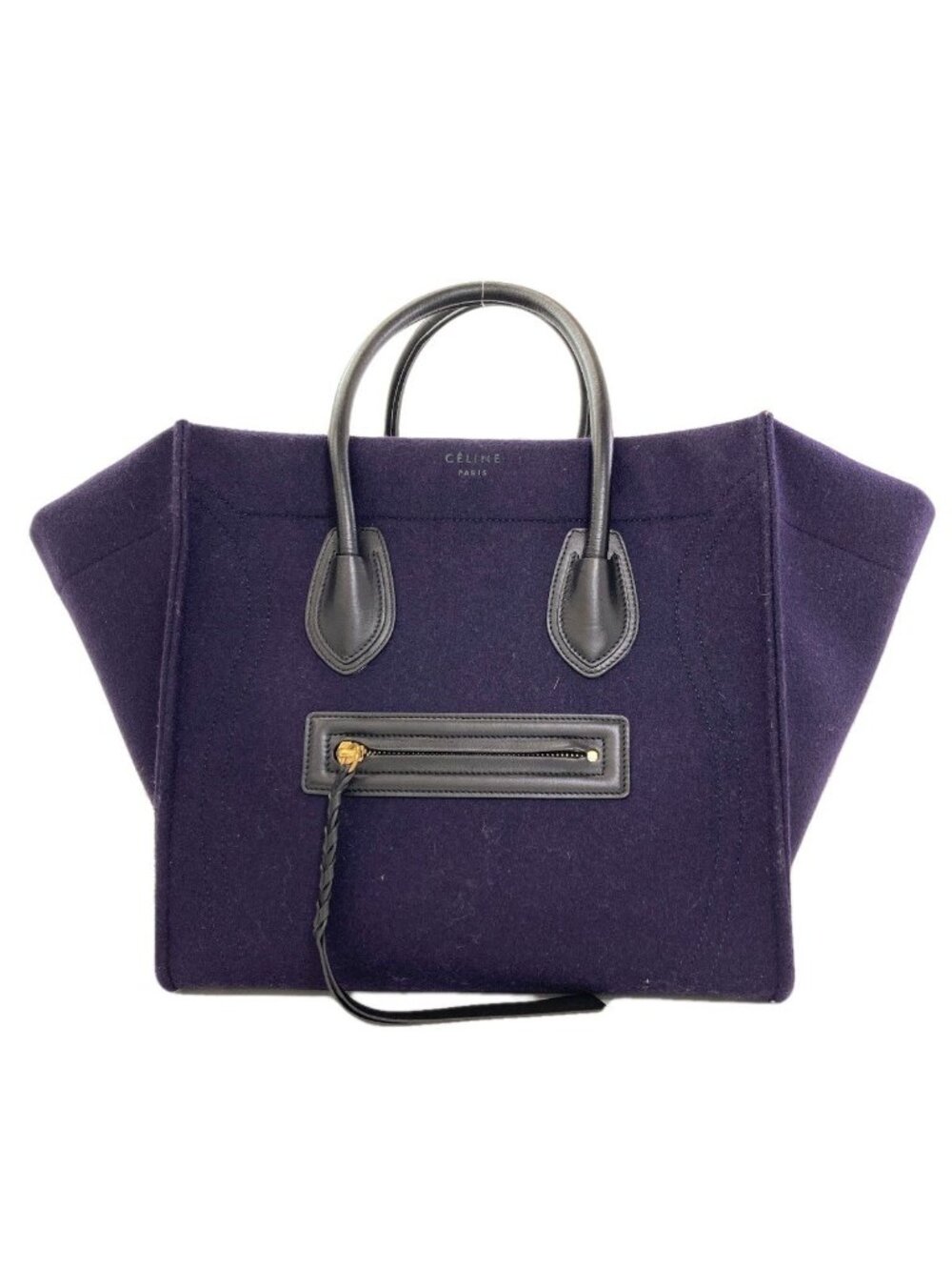 Celine Luggage Phantom Tote Bag Felt Leather